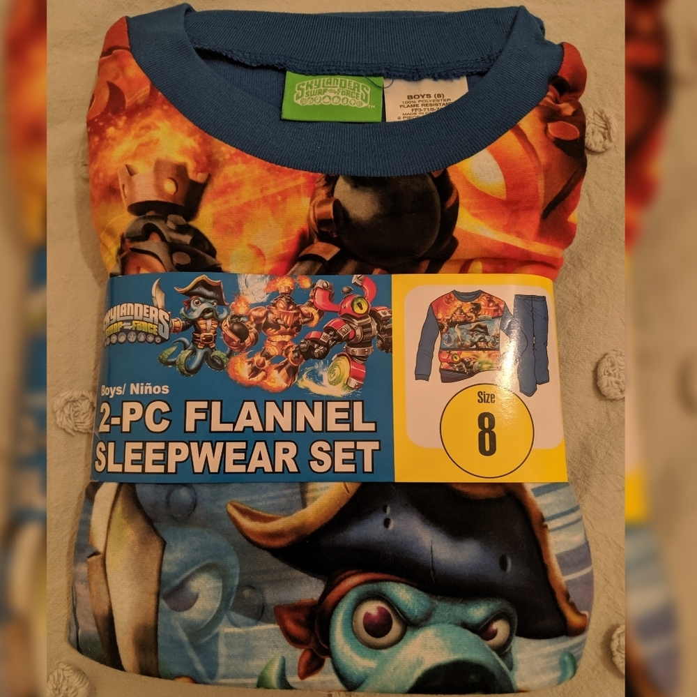 Skylanders swap force 2-pc flannel set
